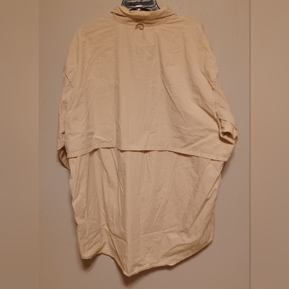 World Wide Sportsman Men's Beige Long Sleeve Button Down Shirt Size 3XL - Picture 6 of 14